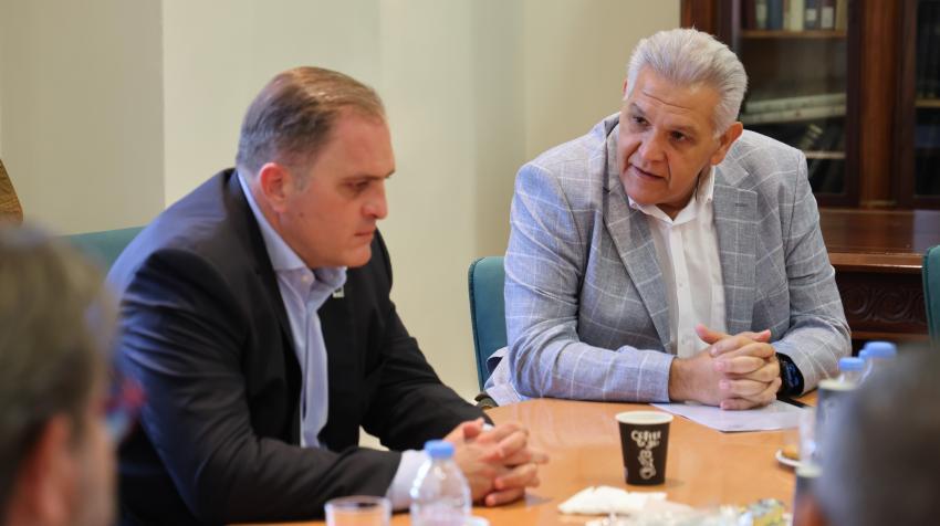 Ο Διοικητής της ΑΑΔΕ κ. Γιώργος Πιτσιλής στο Επιμελητήριο Ηρακλείου