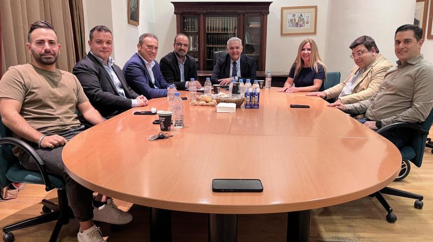 Τοπική επιχειρηματικότητα και ανάπτυξη στη συνάντηση  των Διοικήσεων Επιμελητηρίου Ηρακλείου και ΟΕΕ/ΤΑΚ