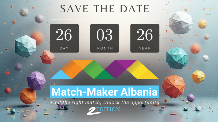 ΑΛΒΑΝΙΑ: Match-Maker 2 – Ευκαιρίες δικτύωσης τον Μάρτιο του 2026
