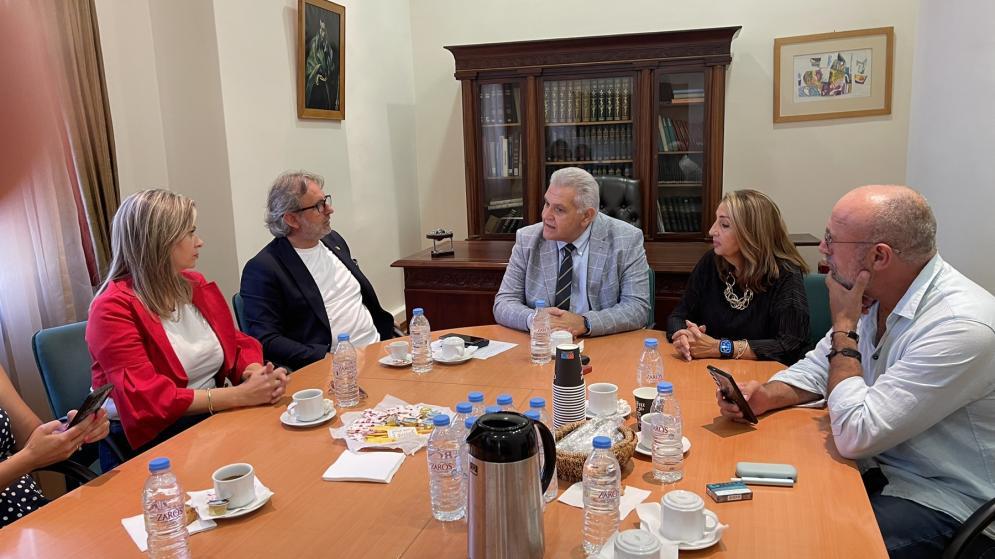 Ο Πρόεδρος του Επιμελητηρίου Ιωαννίνων στο Επιμελητήριο Ηρακλείου